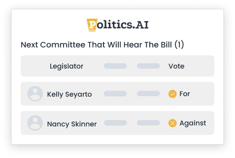 Politics.AI signal intelligence preview