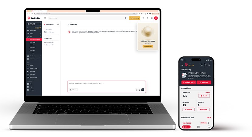GovBuddy Connect desktop and mobile directory preview