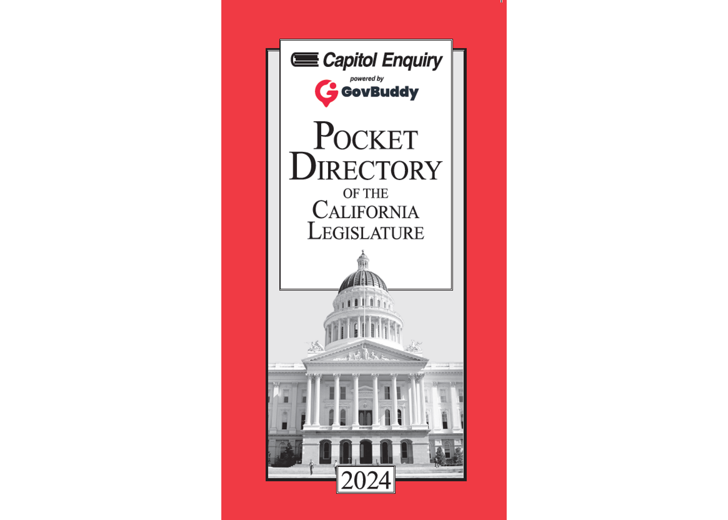 2024 Pocket Directory of the California Legislature (D24)