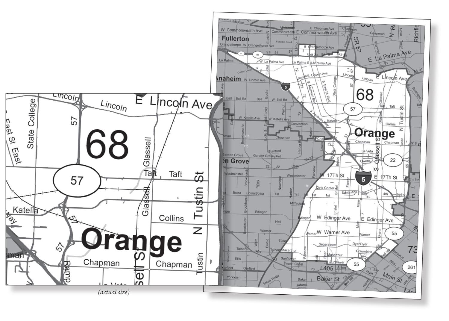 2022-2031 District Map Book - 8½”x11” B&W Maps (DM)