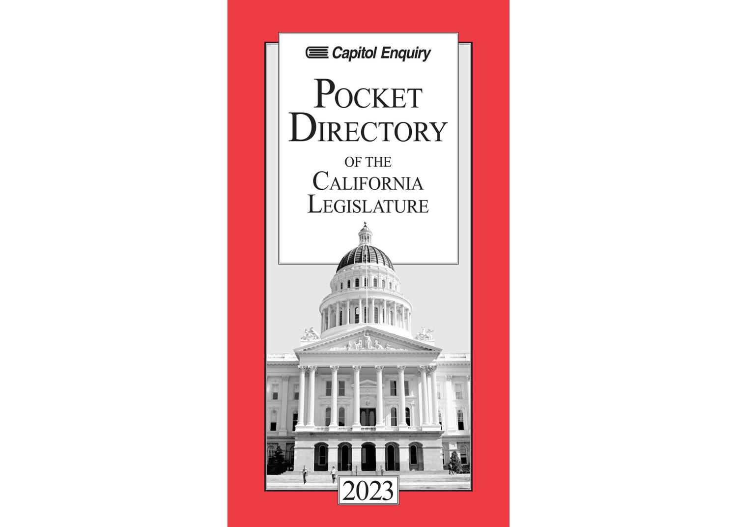 2023 Pocket Directory of the California Legislature (D23)